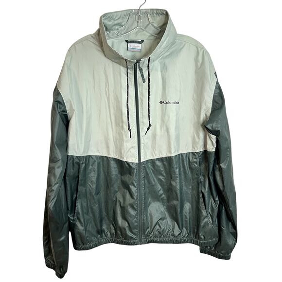 Columbia Sportswear Windbreake Flash Forward Morning View Green Womens Size XL - Picture 1 of 5